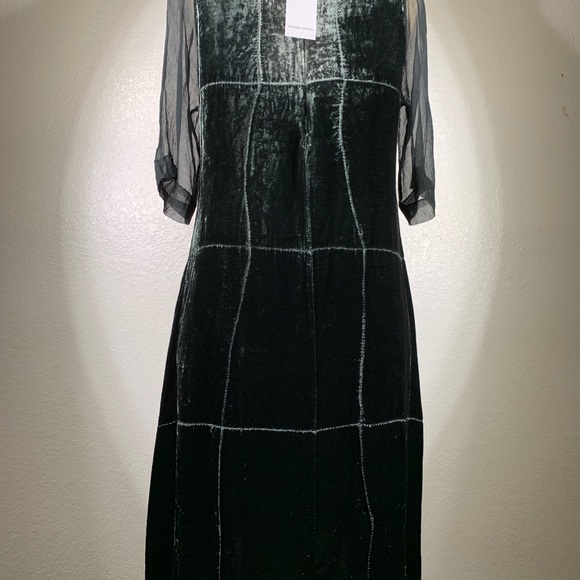 Viviana Uchitel Cubist Silk Dress Shibori 2 NWT - Picture 2 of 8